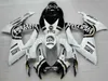 Free custom Injection molding fairing kit for SUZUKI GSXR600 GSXR750 2006 2007 black white GSXR 600 750 06 07 CC28