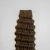 Onda profunda Cabelo Brasileiro Tecer Feixes de Cabelo Remy Tecelagem 1 PÇS/LOTE Extensão Do Cabelo Humano