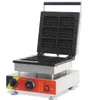 Acciaio inossidabile 6 pezzi 110v 220v Attrezzature per la lavorazione degli alimenti Waffle elettrico commerciale su un bastone Maker Iron Machine Baker pan LLFA