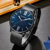 Curren Uhren Männer Schwarze Stahl Quarz Herren MEN039S Fashion Casual Sportuhr Männliche Armbandwatch Relogio Maskulino6557832