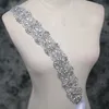 Blingbling Wedding Sashes Long Bridal Sashes Bälten 4 * 260cm Brudbälten Bröllops accessoris med Crystal Pearls