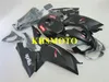 Injicering Mote Fairing Kit för Aprilia RS125 06 07 08 09 10 11 RS 125 2006 2011 Matt Black Fairings Set AA05