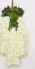 Decoração do partido espessa flor hera Artificial com folha De Seda Wisteria Videira flor Rattan para Centrais De Casamento Bouquet Garland Início