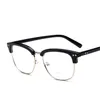 Computador Óculos de alta qualidade Moda metal Praça óculos de meia Quadro Transparente Quadro de Homens Senhoras pode ser equipado com Miopia