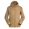 Men's Jackets Waterproof Windproof Softshell Fleece Outerwears Male Fashion Brand Coats LA665