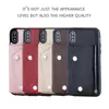 Moda Identyfikator Gniazdo Karty Portfel Skórzane Przypadki do iPhone 13 12 11 Pro Max XR XS X 8 7 6 Galaxy Note 20 Cash Magnetyczny uchwyt Purse Studka Luksusowy