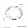 船8mm四角いバックルサイドブレース925シルバーブレスレットJSPB2227ビーストギフト男性と女性スターリングシルバーメッキチェーンリンクBra194l
