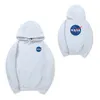 Haute Qualité NASA Hoodies Hommes Femmes Pull Coton À Capuche Hip Hop Amoureux Streetwear pur coton JiaRong Automne Hiver Sweat À Capuche