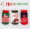 Christmas Kids Socks Children Terry warm socks Xmas Cute Cartoon Santa Animals Fox Bear 2018 Winter warm socks for infant toddler gift