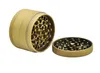 The new cigarette mill diameter 63mm zinc alloy material 4 layers of frosted metal metal cigarette lighter smoke cutter.