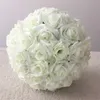 Boule de fleurs artificielles en soie, 6 pouces de diamètre, boule de baiser, Pomander, ornement pour la maison, le jardin, le marché