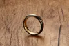 Trouwring 6mm goud en zwart vergulde heren wolfraamcarbide wieden band ring voor man en vrouw maat 612 8451547