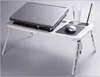 Strona główna Laptop Stół z wentylatorem USB Regulowany rozpraszanie ciepła Wielofunkcyjne Meble Fold Tray Biurko o wysokiej twardości dobrej jakości 27 DOMY II