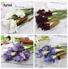 Aytai 1 stück künstliche gefälschte blumen iris billig 6 farben 68cm stoff dekorative blumen für dekoration ereignis party liefert