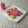 Melamin Dyggradsmiddag Tallrik Square Larregular Plate Fashionable Restaurant Noodles Dish A5 Melamine Dish Melamine Porslin