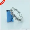 Совместим с ювелирными кольцами Daisy Silver Rings с кубическим цирконом 100% 925 стерлингового серебряного украшения Оптовая DIY KKA19516354819