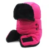 Winter Outdoors Unisex Windproof Ear Flap Trooper Hat Face Mask Alloy button. Durable et pas facile à rouiller