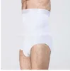 Heren Afslanken Body Shaper Hoge Taille Buik Tummy Control Shaping Korte Slanke Ondergoed Compressie Slipjes Zwart Wit
