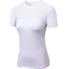 Séchage rapide Stretch Patchwork Slim Fit Yoga Tops Femmes Sport T Shirt Gym Maillots Fitness Shirt Trainer Running T-shirts Haut De Sport