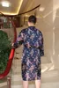 숙녀 가운 중국어 기모노 로브 새틴 드래곤 Phoenix 목욕 가운 벨트 슬리퍼웨어로 robes s m l xl xxl xxxl -wr0028