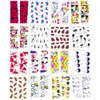 100pcs Nail Art Sticker sets mixtes couverture complète GirlflowerCartoon décalcomanies pour gemm polonais Foils Art Decor TRSTZ1342336476767