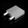 40*40mm Primär aluminiumvattenkylblock för flytande vatten Kylare kylfläns System Silver Användning för PC -bärbar dator CPU Gratis frakt
