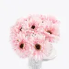 Artificial Flower With 9 Colors Option Gerbera Fake Silk Flowers Colorful for Birthday wedding Party Home Decoration