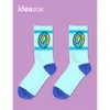 Fashion Cute Donuts Pattern Socks Wool Cotton Middle Hiphop Skateboard Casual Women Men Long Socks FS99