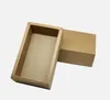 Hot 14 * 7 * 3cm Kraft Papier Szuflady Box Krawat Opakowanie Box Jewel Bow Prezent Box Free DHL Shipping