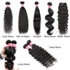 Virgin Weave Meetu Bundles 8-28 Pouce Brésilien Humain 8a Lâche Vague Yaki Droite Profonde Bouclés Corps Eau Prix de Gros