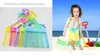 2018 çocuk jöle çocuklar 23 * 23 cm kum mini çanta plaj çantası örgü tote organizatör oyuncak hazineleri çanta için deniz kabuğu saklama torbaları