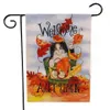 Halloween Ringraziamento Decorazioni natalizie Bandiera da giardino Benvenuto Autunno Autunno Bandiere di zucca Hanging Garden Banner Home Party Decoration