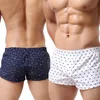 Troncos Homens Boxer Shorts Slacks Algodão Underwear Mens Moda Sexy Boxers Mens Undershorts Home Cuecas Homewear Beach Underpants