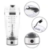 Bottiglia automatica per shaker proteico da 450 ml BPA Bottiglia portatile per miscelatore a vortice per proteine Bottiglie sportive a tenuta stagna175D