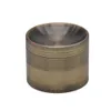 HONEYPUFF 4 Layers Alloy Tobacco Crusher Hand Smoking Grinders Herbal Herb Grinder Crank Muller Mix Color Wholesale