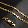 DHL 5mm Fashion Luxury Mens Womens Jewelry 18k Gold Plated Chain Necklace for Men Women Chains Necklaces Gifts Accessories Hip Hiop