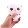 Komik Squishy Kitty Kedi Bebek Yavaş Yükselen Yumuşak Pinch Strestreliever Çocuk Oyuncak Telefon Charm Cep Telefonu Sapanlar Oyuncak Dekorasyon