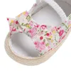 2018 New Summer Casual Baby Shoes Cotton Fabric 통기성 꽃 인쇄 아이 First Walkers Child Shoes
