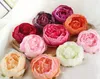 Konstgjorda blommor för bröllopsdekorationer Silk Peony Flower Heads Party Decoration Flower Wall Wedding Backdrop White Peony G1246