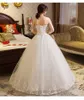 Velnosa Photo réelle nouveauté mode dentelle blanche paillettes fille robe de mariée 2018 printemps été robe de mariée vestido de noiva