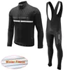 Morvelo team Cycling Winter Thermal Fleece jersey con bretelle imposta il nuovo set di abbigliamento da bicicletta MTB ropa bike Quick Dry maniche lunghe mail267M