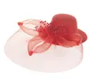 Vrouwen partij fascinator franse sluier cocktail hoed haar clips dame mesh bloem hoofddeksel bruids haarspelden haaraccessoires