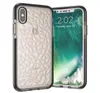 Custodia rigida trasparente in TPU + D30 con motivo diamante per iPhone Xs Max XR 8 7 6S Plus Samsung S8 S9 S10E Plus Nota 9