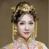 ブライダルコスチューム、ヘッドギアセット、中国の結婚式のアクセサリー、ドラゴンとフェニックスガウン、ジュエリー、Xiu Feng、そしてPhoenixクラウン結婚式の付属品
