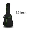 Engrossar Folk Flattop Balladry Corda de Aço Acústico Clássica 35 36 38 39 40 41 Bolsa de Guitarra Estojo Mochila Acessórios Carregar