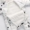Winter Baby Rompertjes Overalls Kleding Jumpsuit 3-24 Mouth Panda Pasgeboren Meisje Jongen Eendendons Snowsuit Kids Baby Sneeuw Slijtage Onepiece