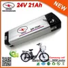 Kraftfull 360W elektrisk cykelbatteri 24V 21AH litiumbatteri Begagnade S Amsung 3000MAH Cell 15A BMS + 2A Laddare Gratis frakt