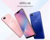 Original Oppo A5 4G LTE Cell Phone 4GB RAM 64GB ROM SNAPDRAGON 450B OCTA Core Android 6,2 tums helskärm 13.0mp Face ID Smart mobiltelefon