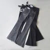 Mode 5-Farben-Waschung Blau/Schwarz/Grau Stretch Elastic Burst Flare Jeans Slim Hosen Schönheit Gesäß Lange Beine Hosen für Frauen Damen