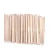 Nail Art Orange Wood Sticks Cuticle Pusher Remover Nail Art Beauty Tool New All Wooden Nail Push